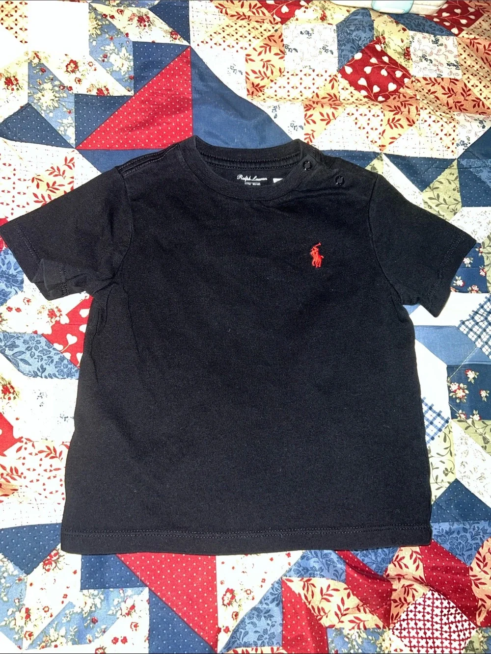 Ralph Lauren Blue Sailboat Print, Navy & Black Short Sleeve Tees
